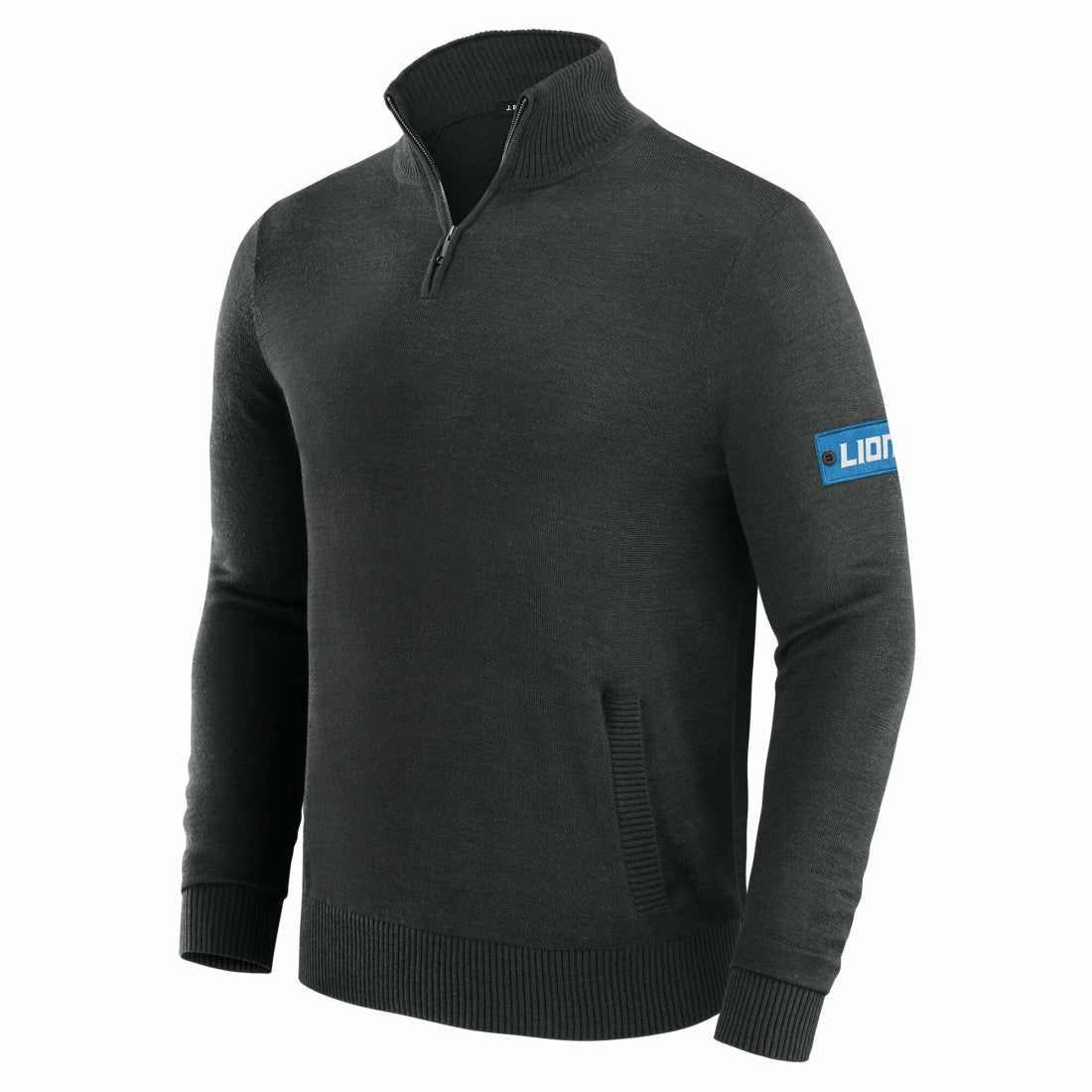 Detroit Lions J. Palmer Franchise Quarter-Zip Sweater - Black cheap