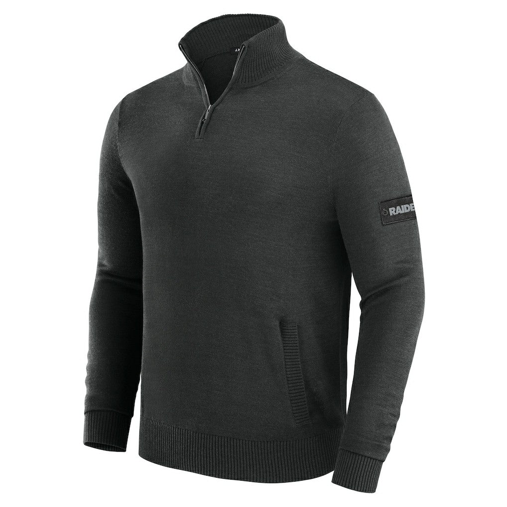Las Vegas Raiders J. Palmer Franchise Quarter-Zip Sweater - Black outlet