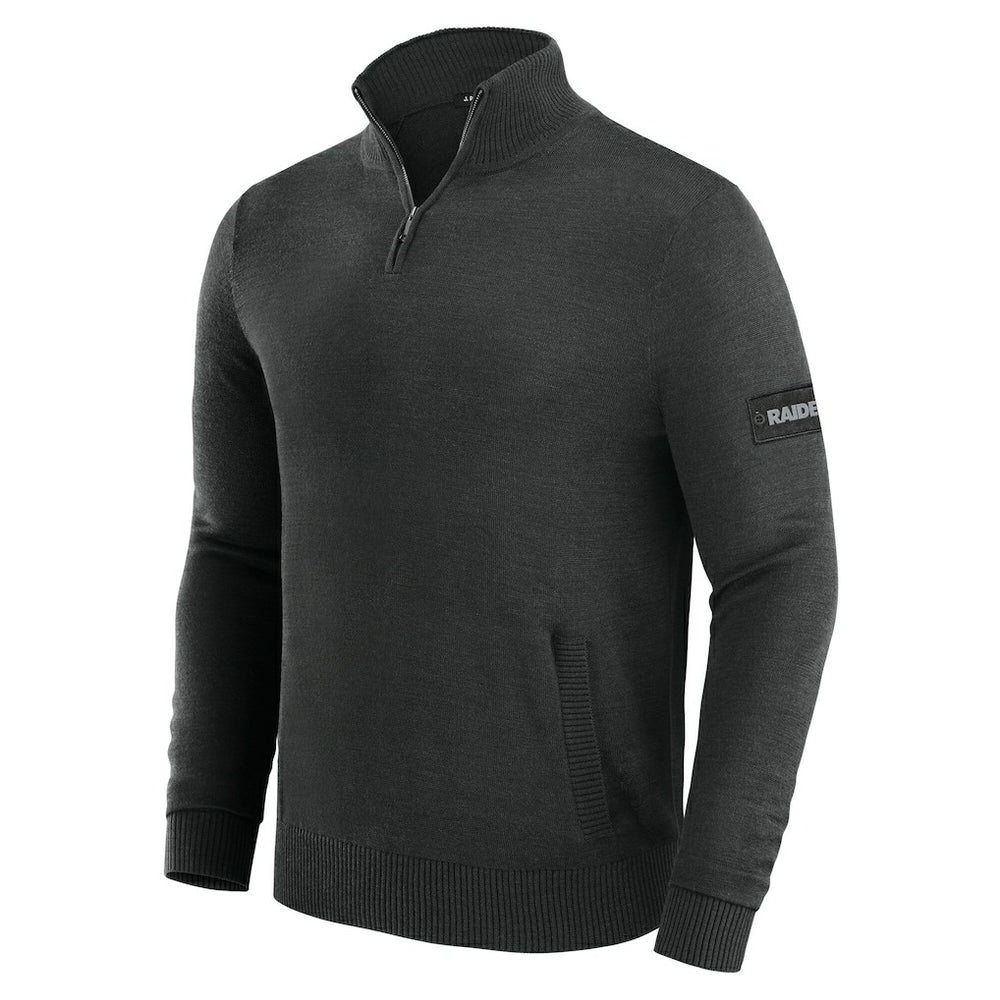 Las Vegas Raiders J. Palmer Franchise Quarter-Zip Sweater - Black outlet