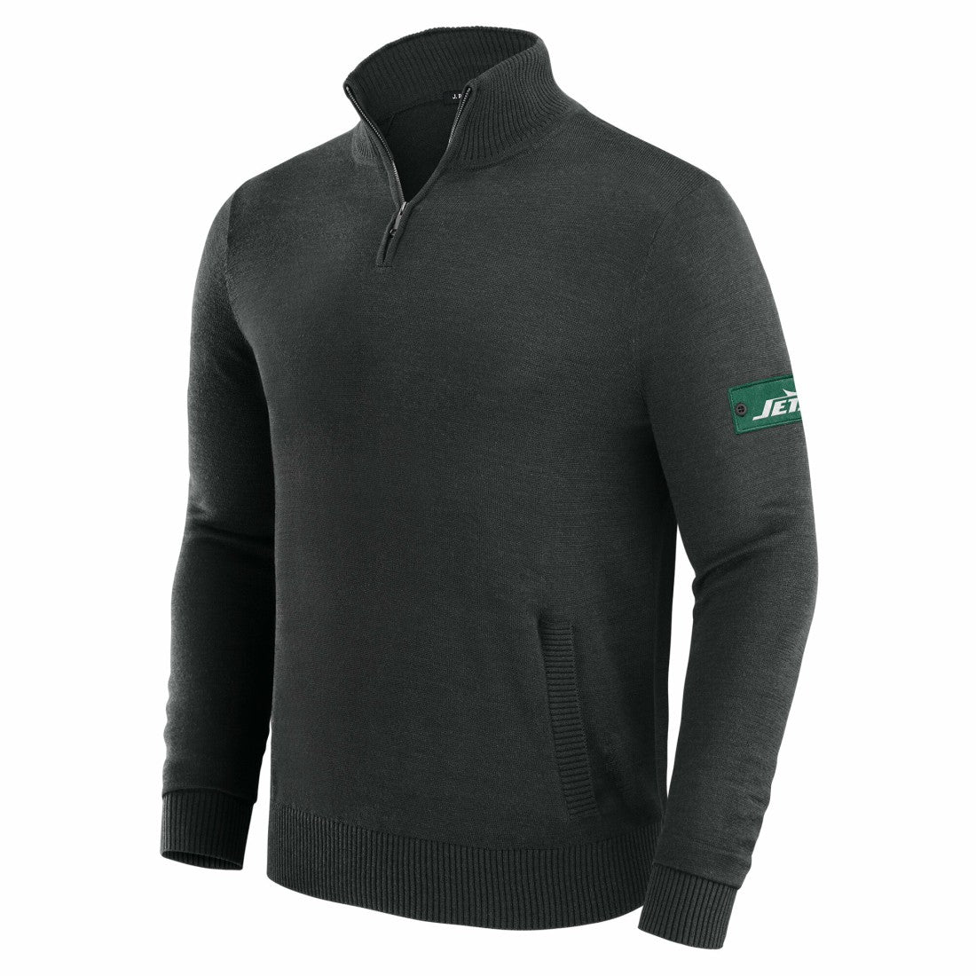 New York Jets J. Palmer Franchise Quarter-Zip Sweater - Black discount