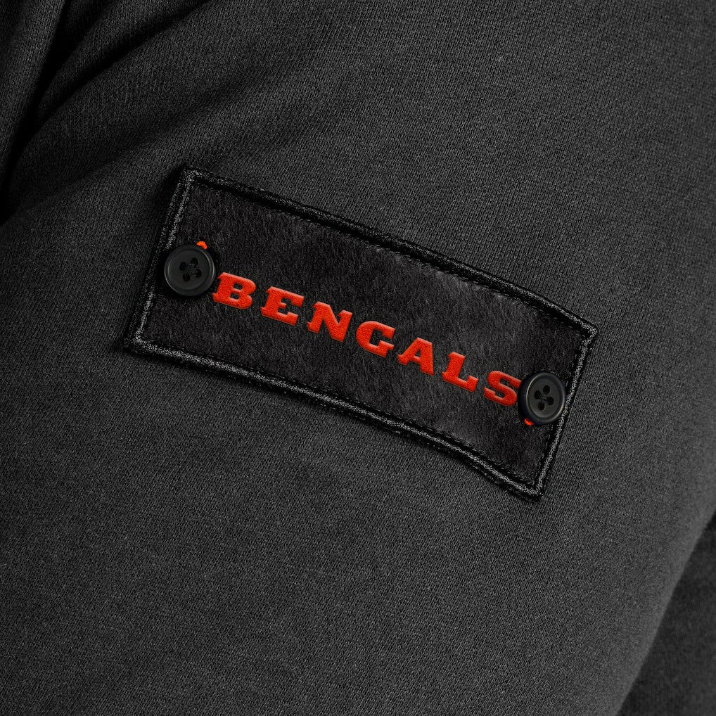 Cincinnati Bengals J. Palmer QB1 Full-Zip Sweatshirt - Black for sale