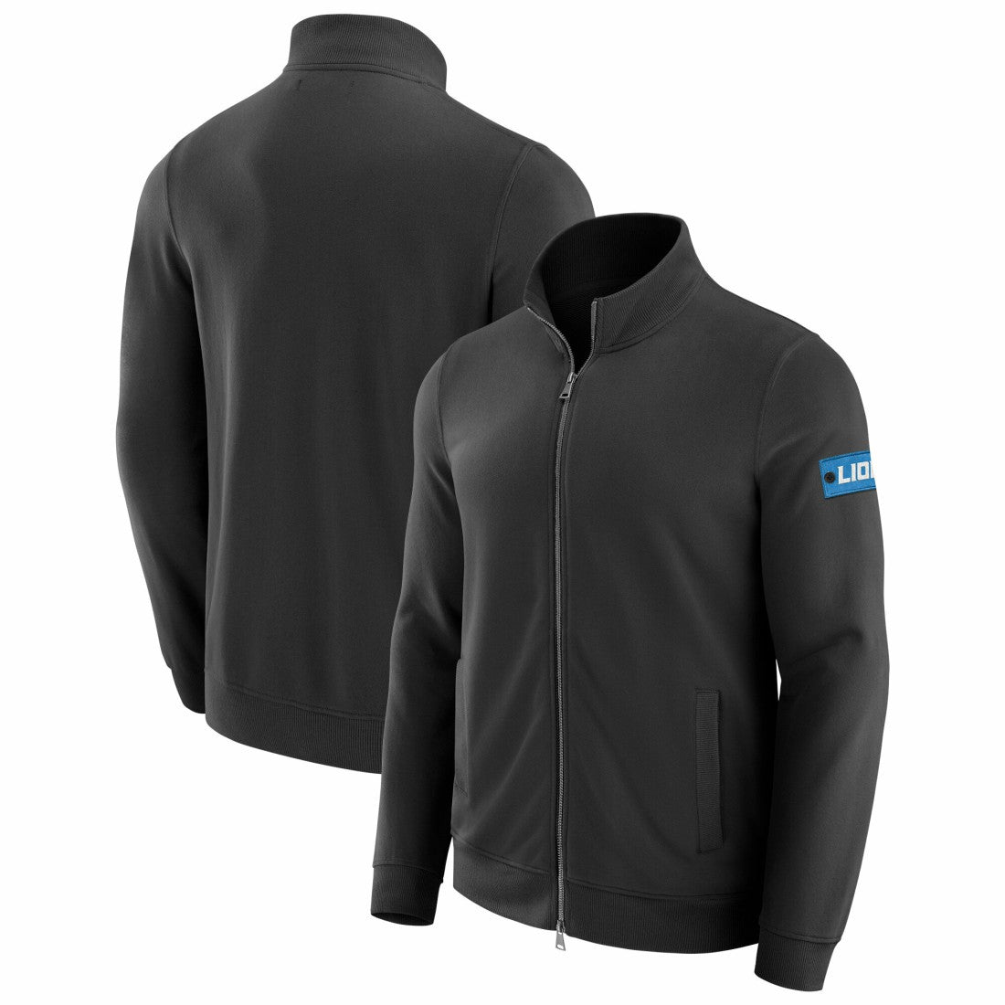 Detroit Lions J. Palmer QB1 Full-Zip Sweatshirt - Black discount