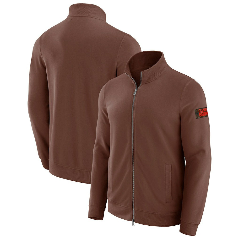 Cleveland Browns J. Palmer QB1 Full-Zip Sweatshirt - Tan online