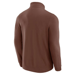 Cleveland Browns J. Palmer QB1 Full-Zip Sweatshirt - Tan online