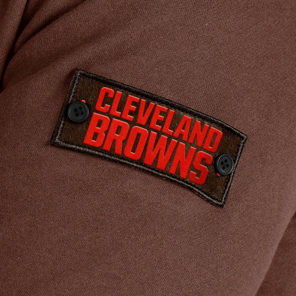 Cleveland Browns J. Palmer QB1 Full-Zip Sweatshirt - Tan online