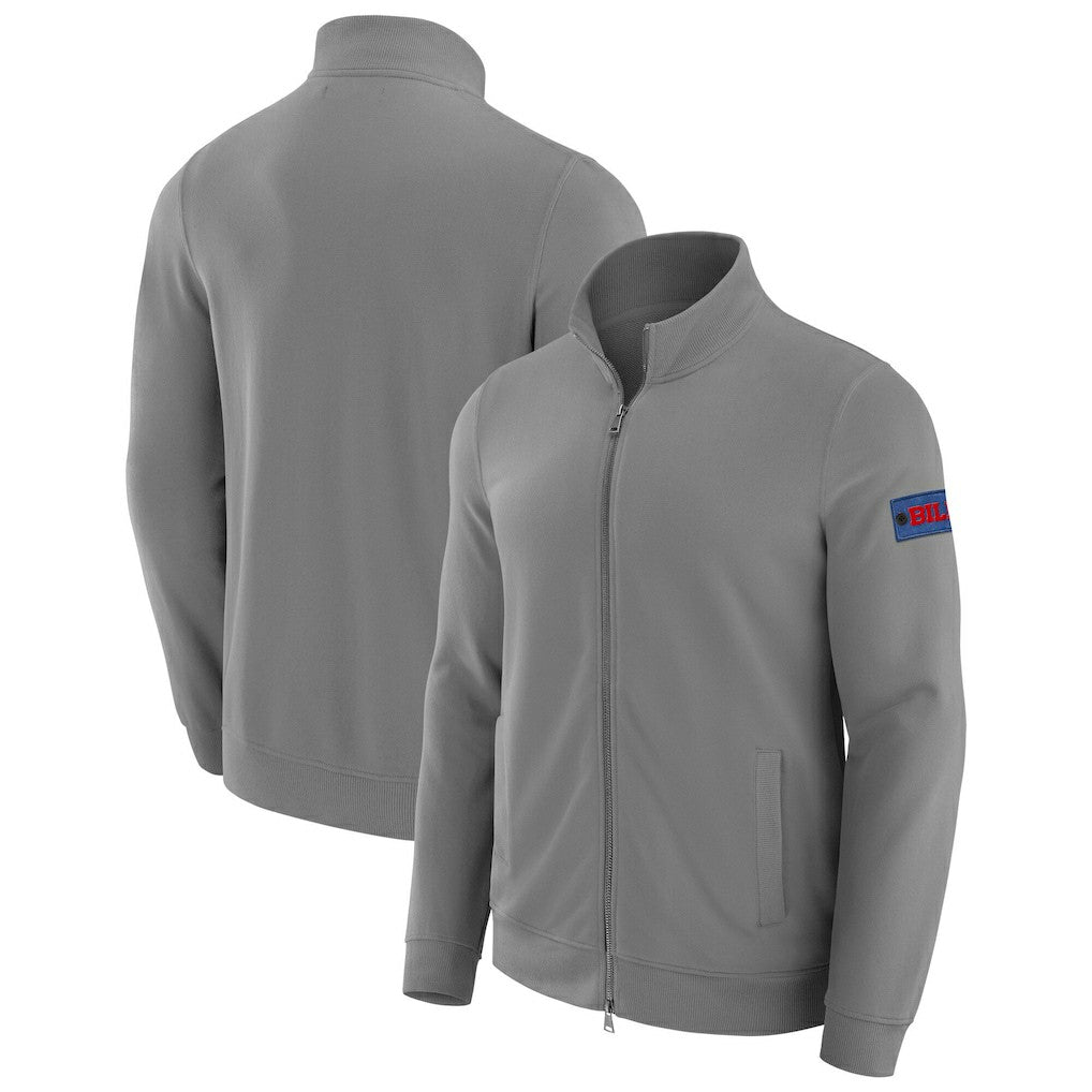 Buffalo Bills J. Palmer QB1 Full-Zip Sweatshirt - Graphite outlet