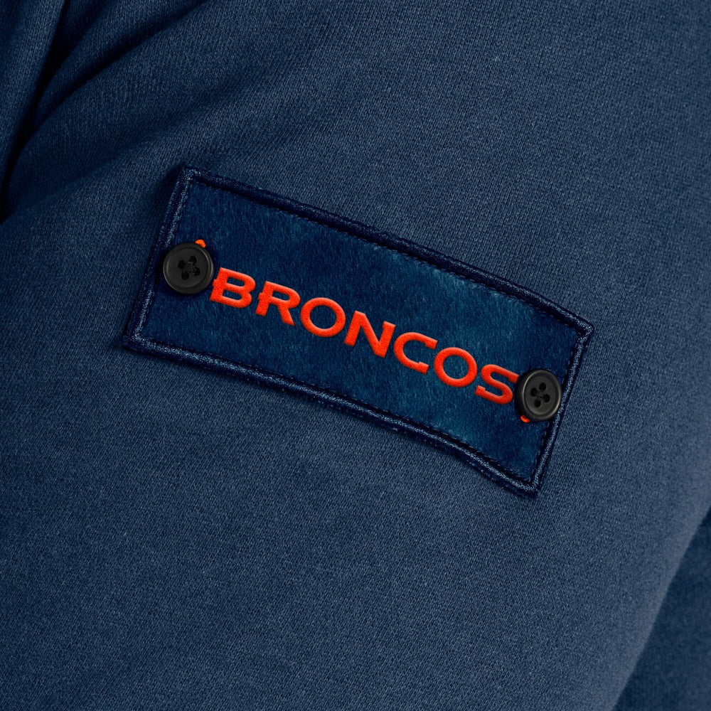 Denver Broncos J. Palmer QB1 Full-Zip Sweatshirt - Navy on sale