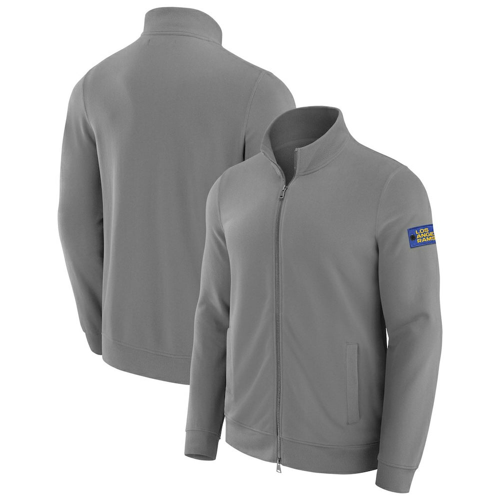 Los Angeles Rams J. Palmer QB1 Full-Zip Sweatshirt - Graphite cheap