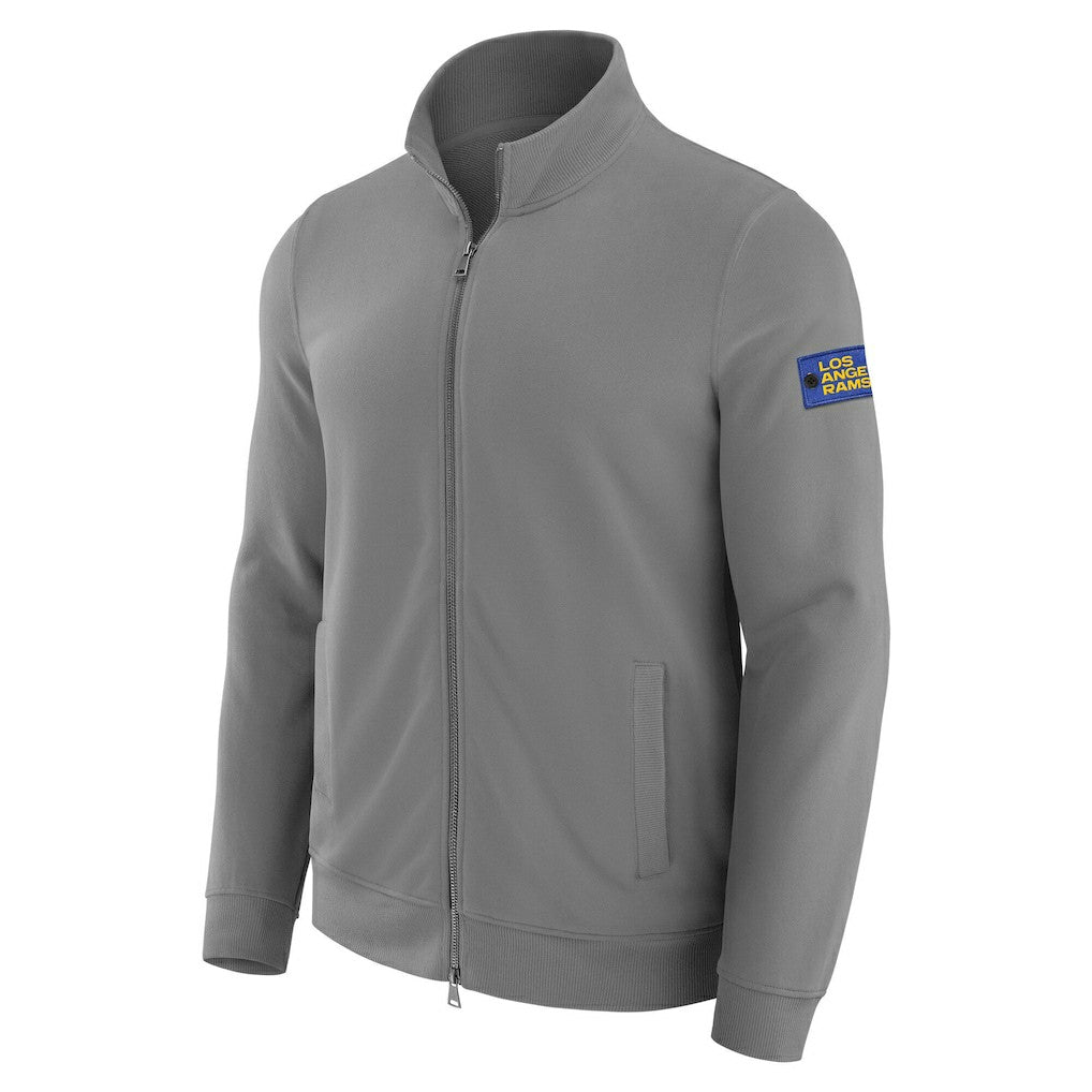 Los Angeles Rams J. Palmer QB1 Full-Zip Sweatshirt - Graphite cheap