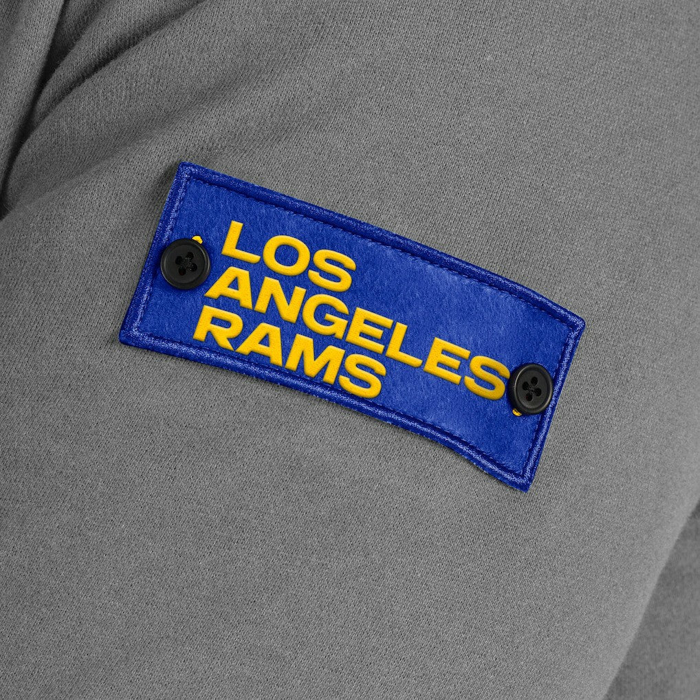 Los Angeles Rams J. Palmer QB1 Full-Zip Sweatshirt - Graphite cheap
