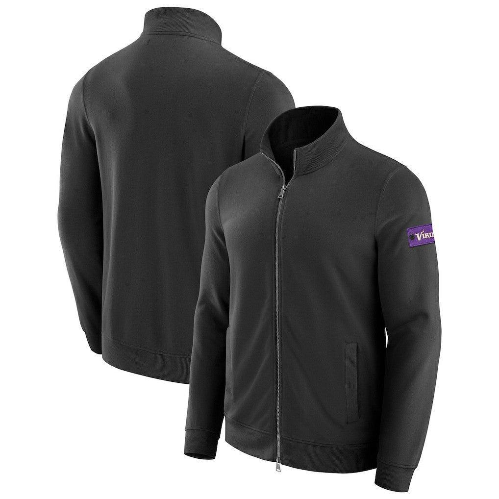 Minnesota Vikings J. Palmer QB1 Full-Zip Sweatshirt - Black for sale