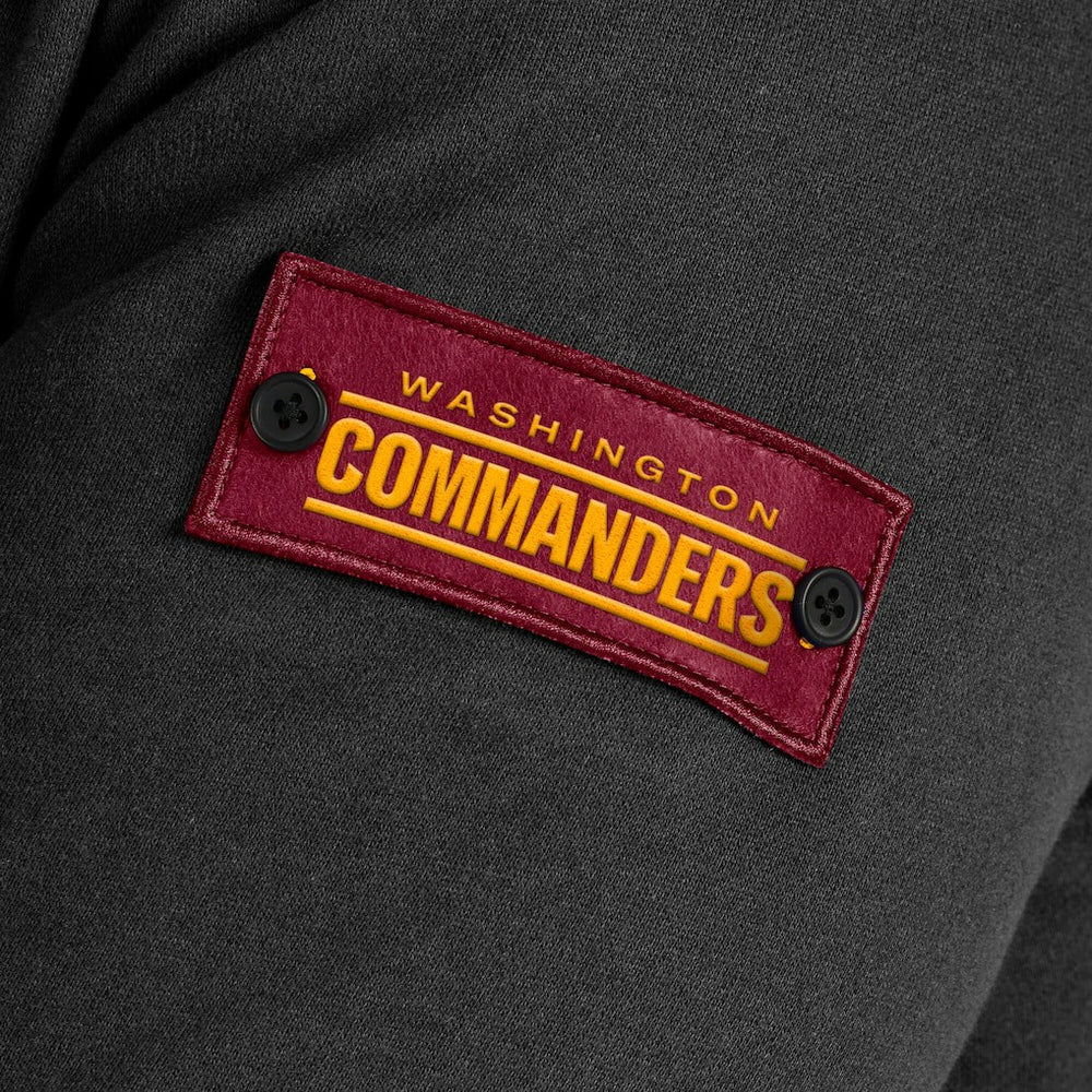 Washington Commanders J. Palmer QB1 Full-Zip Sweatshirt - Black outlet