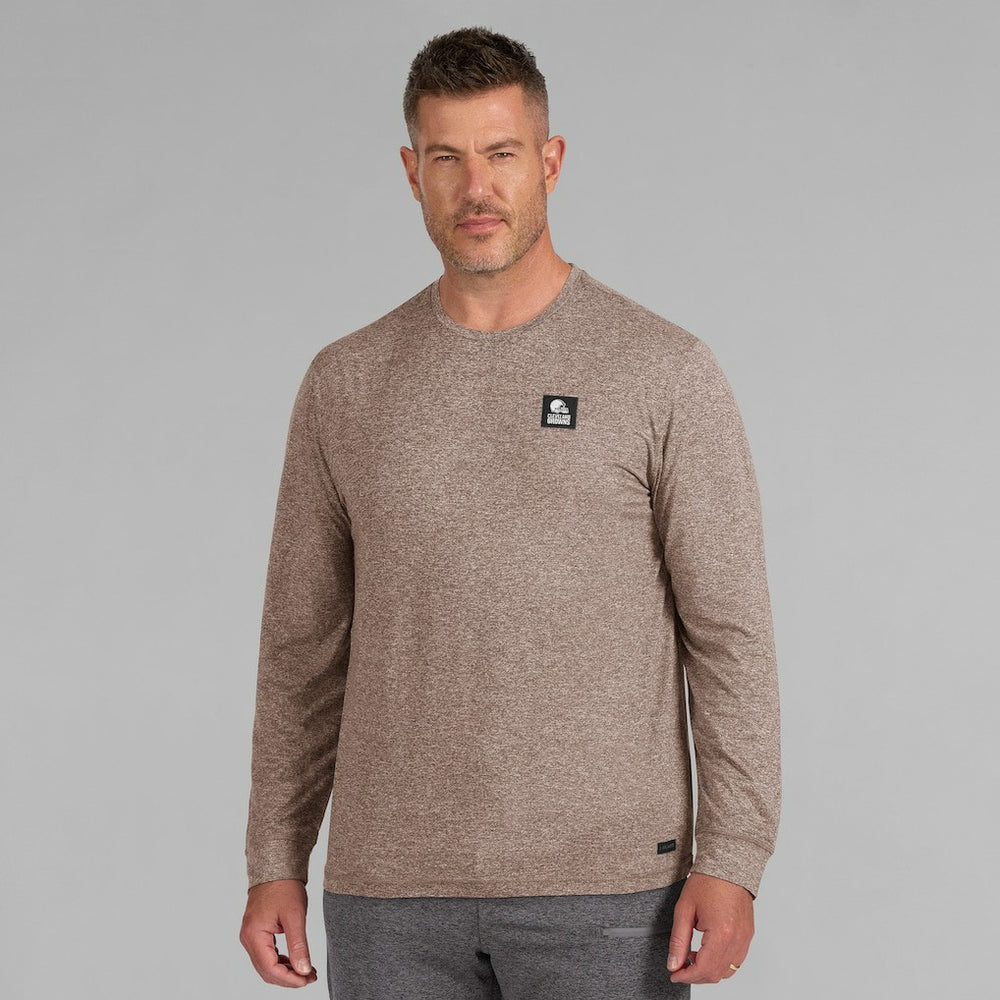 Cleveland Browns J. Palmer Four Down Long Sleeve T-Shirt - Brown discount