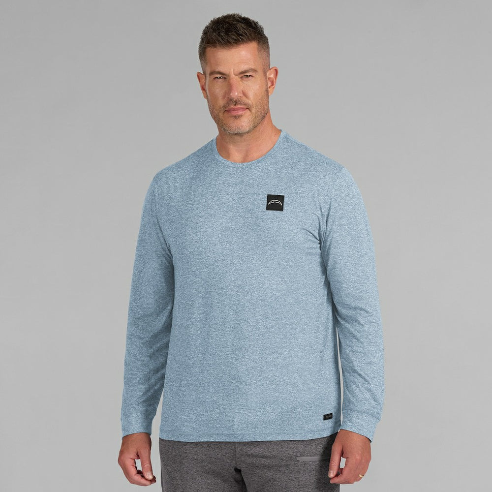 Los Angeles Chargers J. Palmer Four Down Long Sleeve T-Shirt - Blue discount