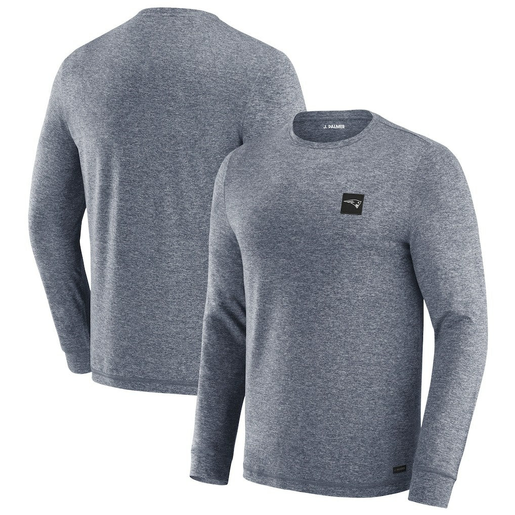 New England Patriots J. Palmer Four Down Long Sleeve T-Shirt - Navy for sale