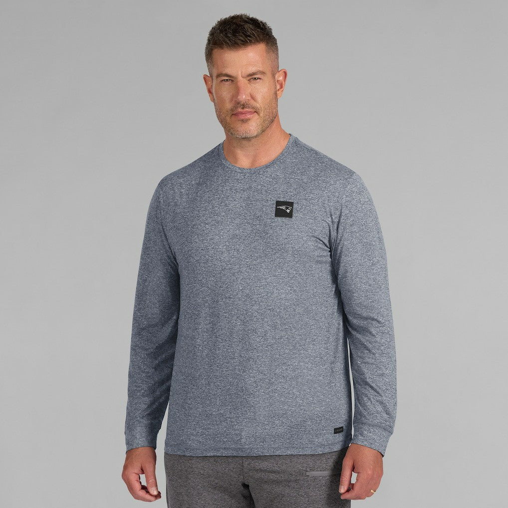 New England Patriots J. Palmer Four Down Long Sleeve T-Shirt - Navy for sale