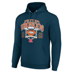 Denver Broncos Starter 80s Retro Pullover Hoodie - Navy online