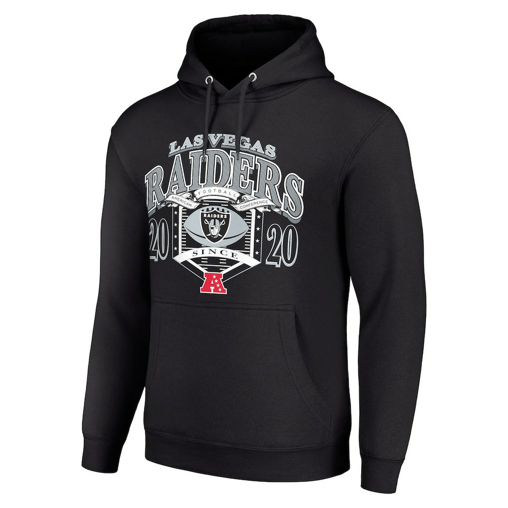 Las Vegas Raiders Starter 80s Retro Pullover Hoodie - Black sale