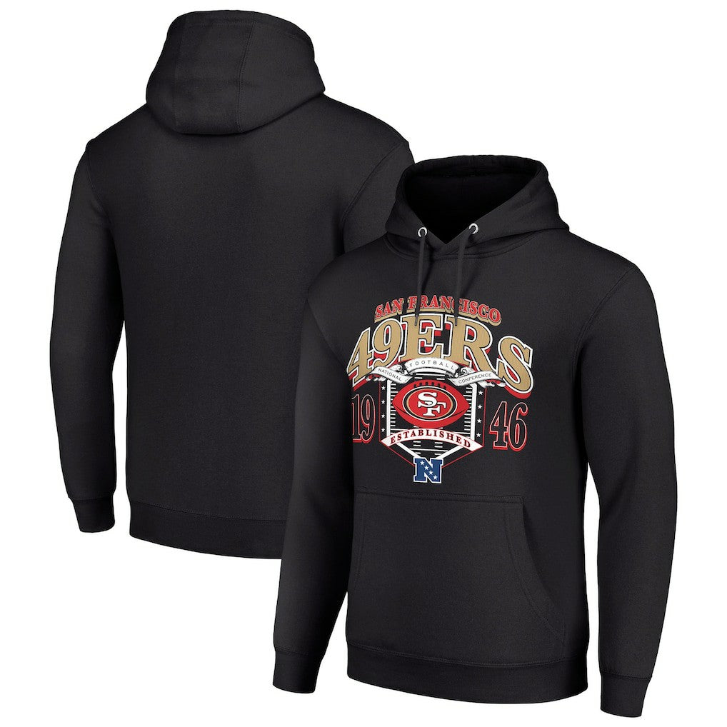 San Francisco 49ers Starter 80s Retro Pullover Hoodie - Black outlet