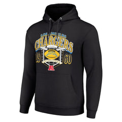 Los Angeles Chargers Starter 80s Retro Pullover Hoodie - Black cheap
