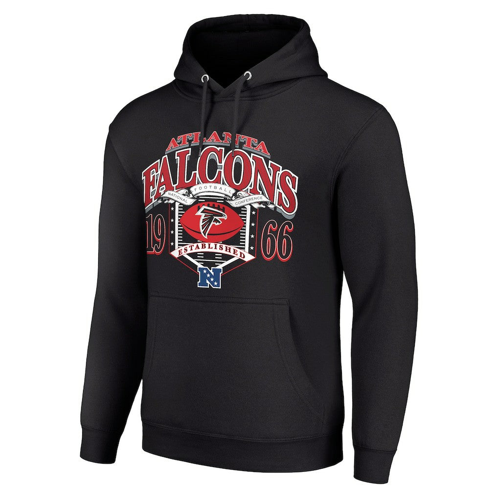 Atlanta Falcons Starter 80s Retro Pullover Hoodie - Black online