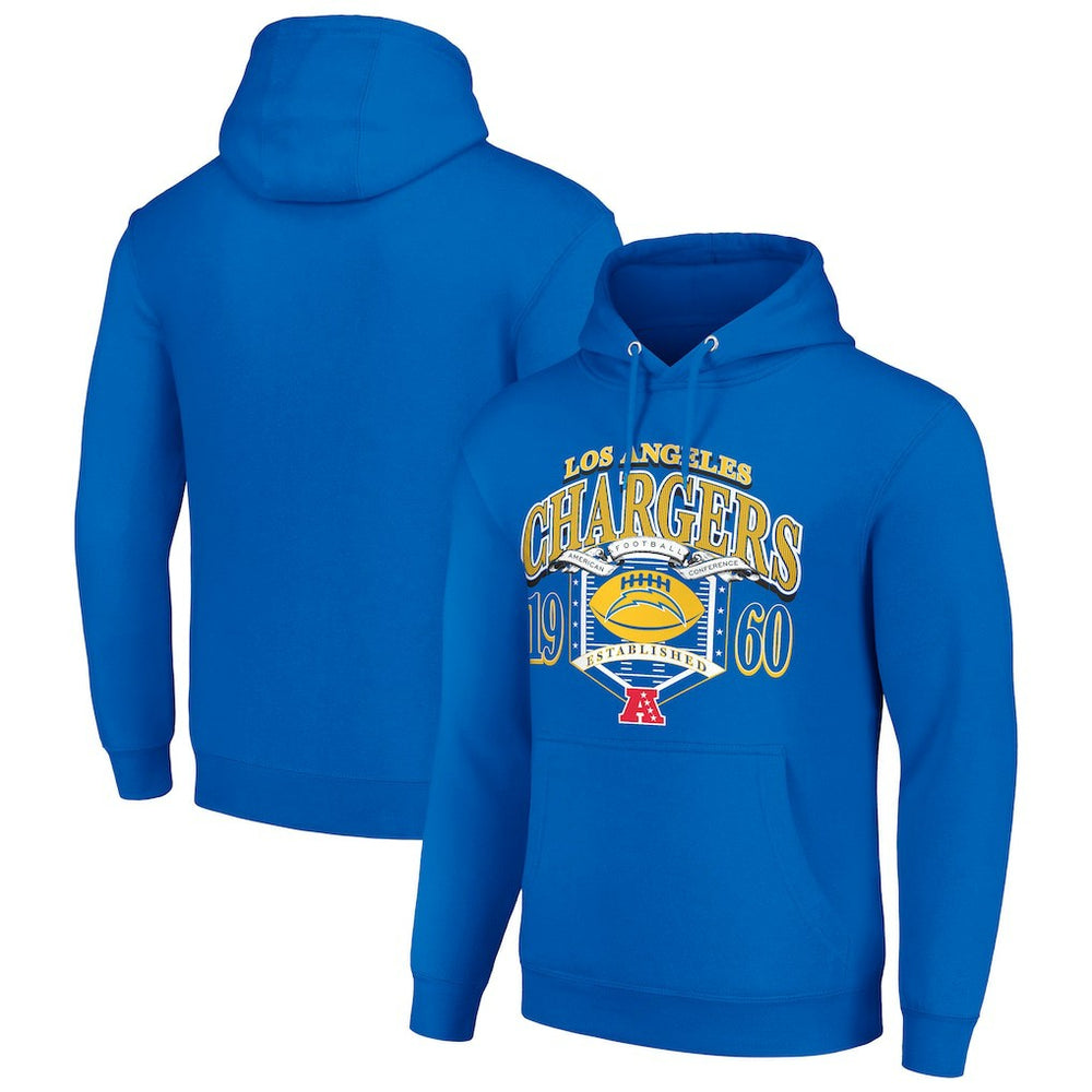 Los Angeles Chargers Starter 80s Retro Pullover Hoodie - Royal for sale
