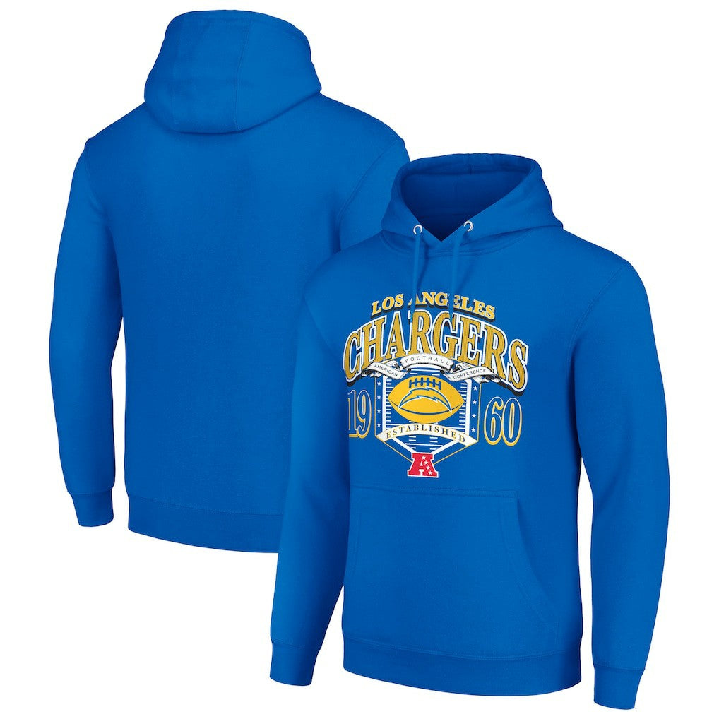 Los Angeles Chargers Starter 80s Retro Pullover Hoodie - Royal for sale