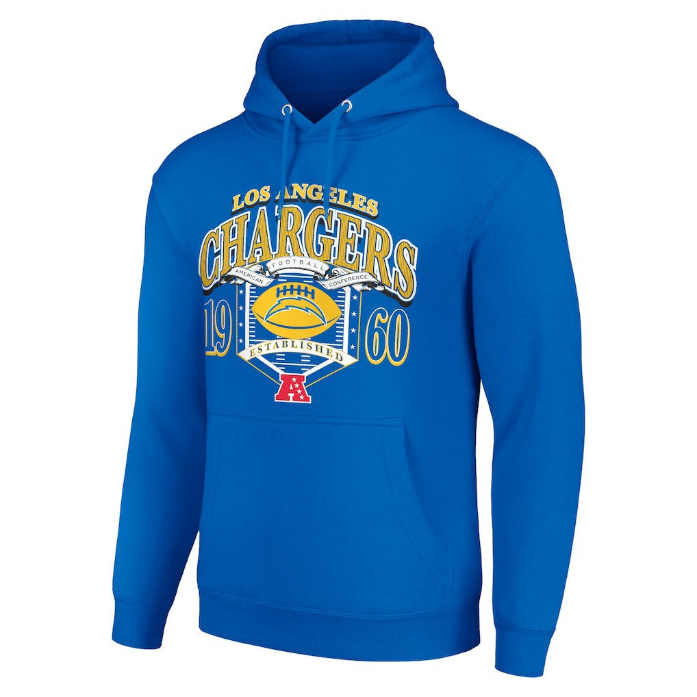 Los Angeles Chargers Starter 80s Retro Pullover Hoodie - Royal for sale