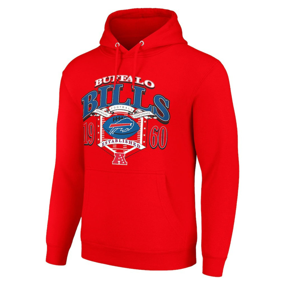 Buffalo Bills Starter 80s Retro Pullover Hoodie - Red online