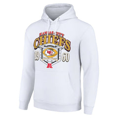 Kansas City Chiefs Starter 80s Retro Pullover Hoodie - White discount