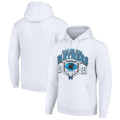 Carolina Panthers Starter 80s Retro Pullover Hoodie - White sale