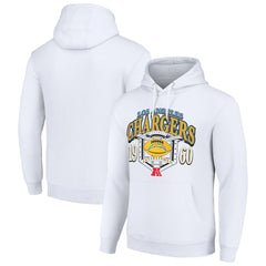 Los Angeles Chargers Starter 80s Retro Pullover Hoodie - White on sale