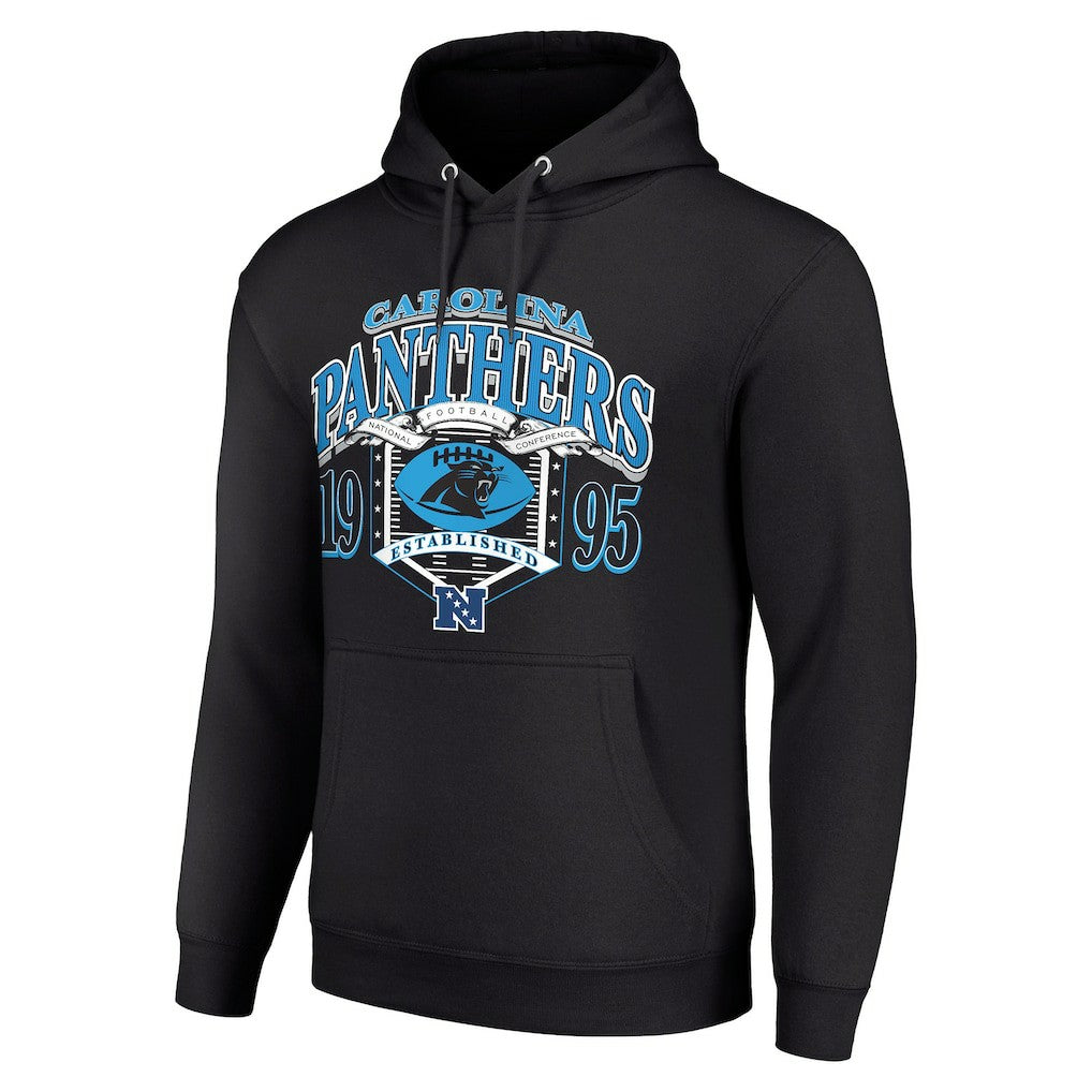 Carolina Panthers Starter 80s Retro Pullover Hoodie - Black sale