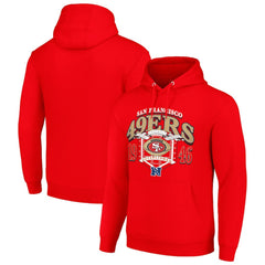 San Francisco 49ers Starter 80s Retro Pullover Hoodie - Scarlet discount