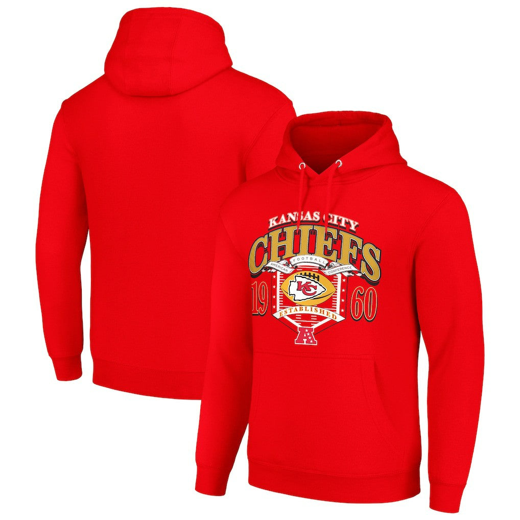 Kansas City Chiefs Starter 80s Retro Pullover Hoodie - Red cheap