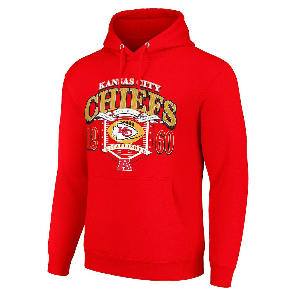 Kansas City Chiefs Starter 80s Retro Pullover Hoodie - Red cheap