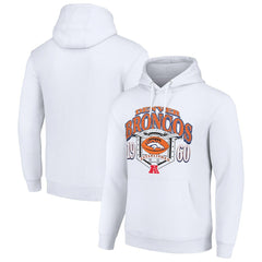 Denver Broncos Starter 80s Retro Pullover Hoodie - White for sale