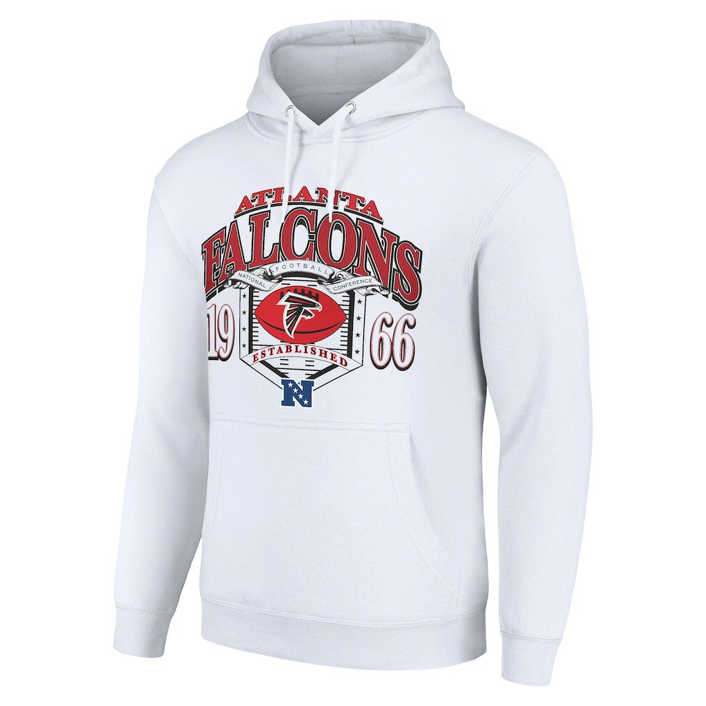 Atlanta Falcons Starter 80s Retro Pullover Hoodie - White discount