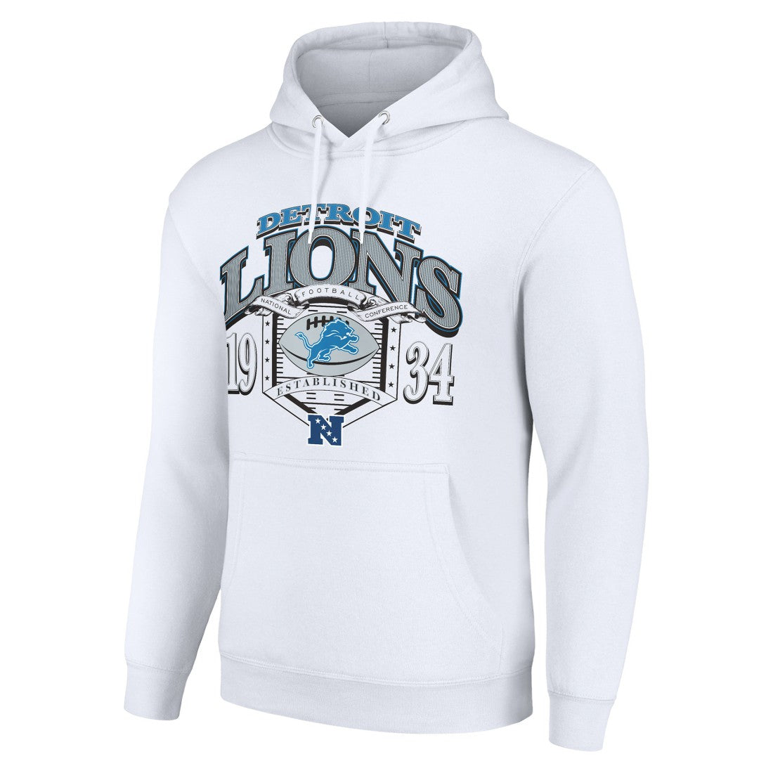 Detroit Lions Starter 80s Retro Pullover Hoodie - White sale