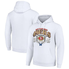 San Francisco 49ers Starter 80s Retro Pullover Hoodie - White sale