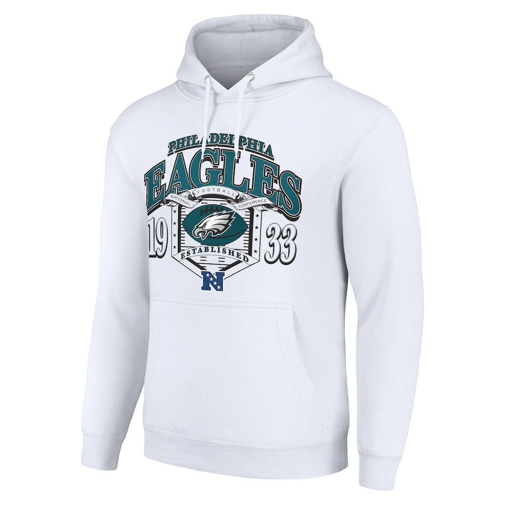 Philadelphia Eagles Starter 80s Retro Pullover Hoodie - White online
