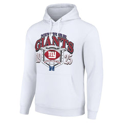 New York Giants Starter 80s Retro Pullover Hoodie - White cheap