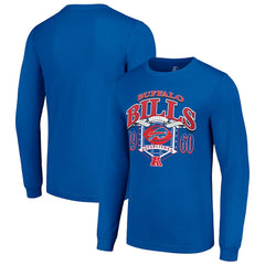 Buffalo Bills Starter Retro Long Sleeve Graphic T-Shirt - Royal on sale