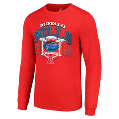 Buffalo Bills Starter Retro Long Sleeve Graphic T-Shirt - Red for sale