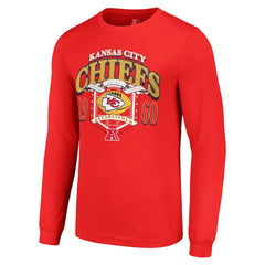 Kansas City Chiefs Starter Retro Long Sleeve Graphic T-Shirt - Red cheap