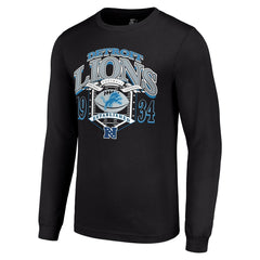 Detroit Lions Starter Retro Long Sleeve Graphic T-Shirt - Black outlet