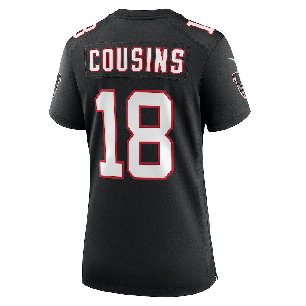 Kirk Cousins Atlanta Falcons Women's Alternate Game Jersey - Black sale