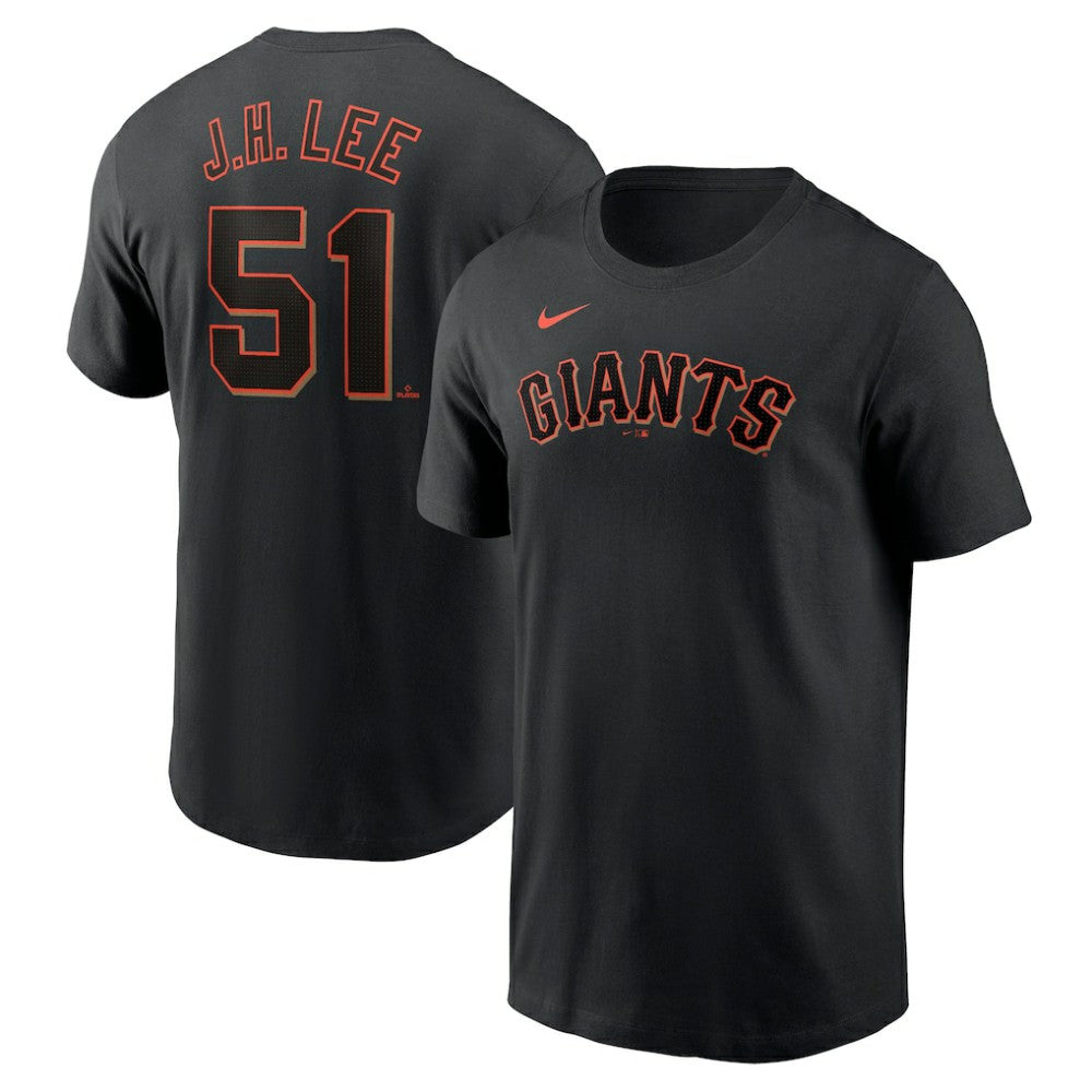 Jung Hoo Lee San Francisco Giants  Fuse Name & Number T-Shirt - Black