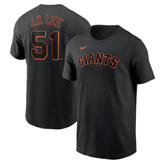 Jung Hoo Lee San Francisco Giants  Fuse Name & Number T-Shirt - Black