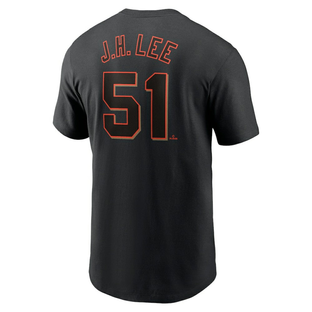 Jung Hoo Lee San Francisco Giants  Fuse Name & Number T-Shirt - Black